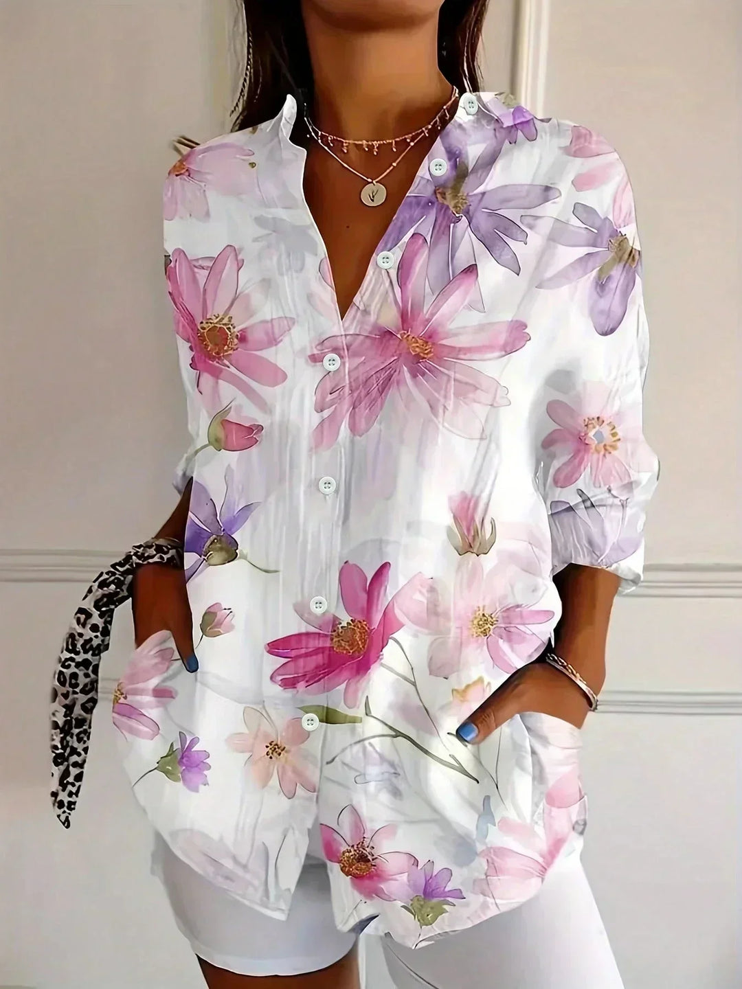 Kathryn™ | Fluid Printed Blouse
