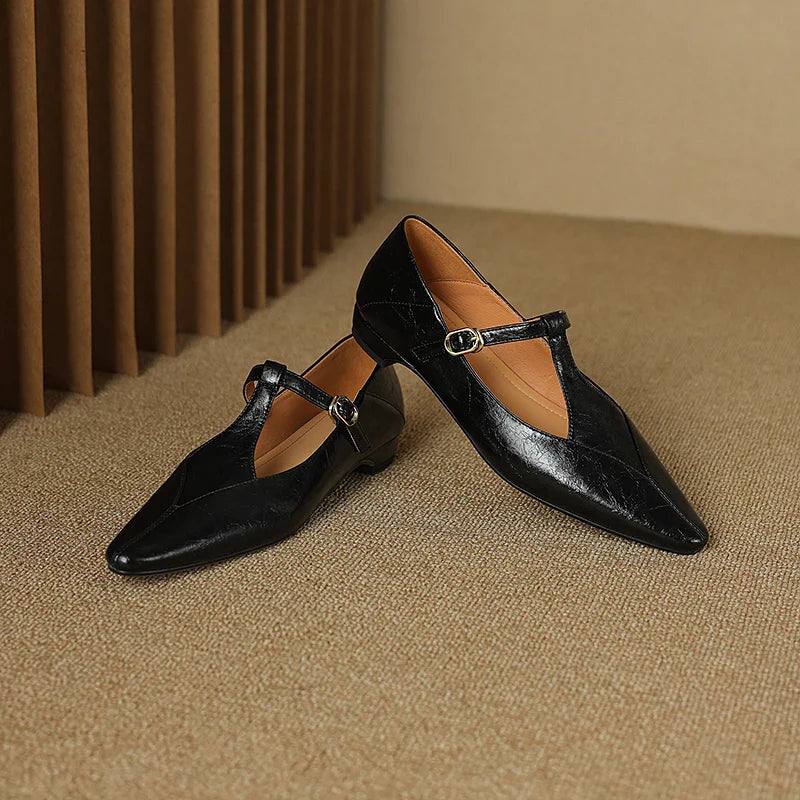 Ivra Genuine Leather Flats
