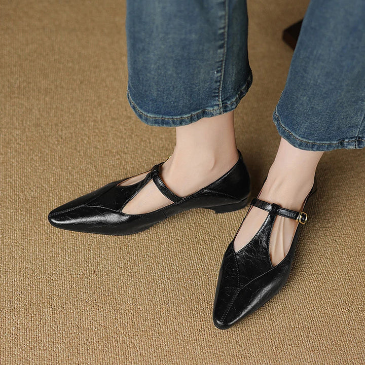 Ivra Genuine Leather Flats