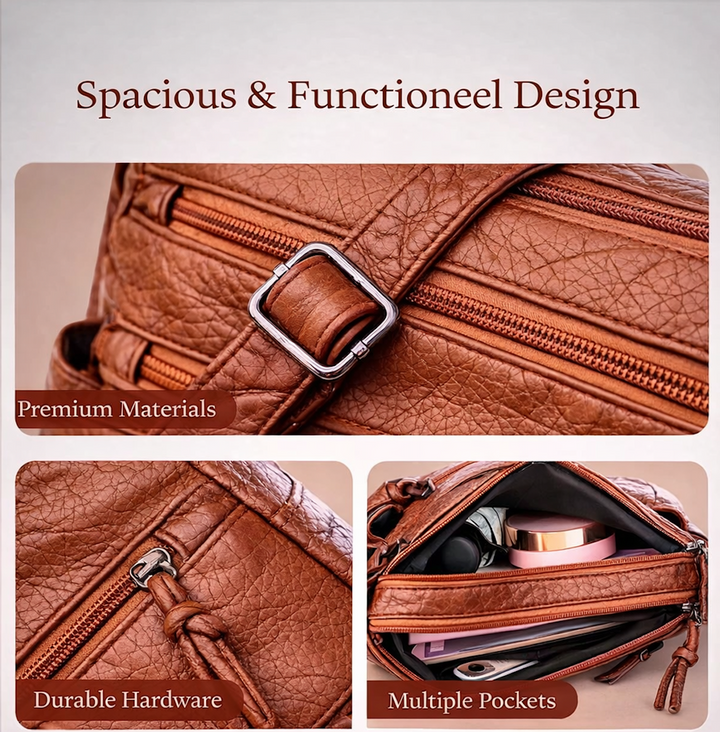 Emma™ | Lightweight & Practical — Everyday Leather Bag