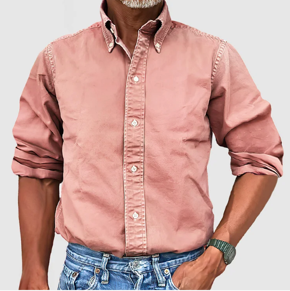 LAURENT MONACO | LONG SLEEVE WRINKLE-FREE SHIRT FOR MEN