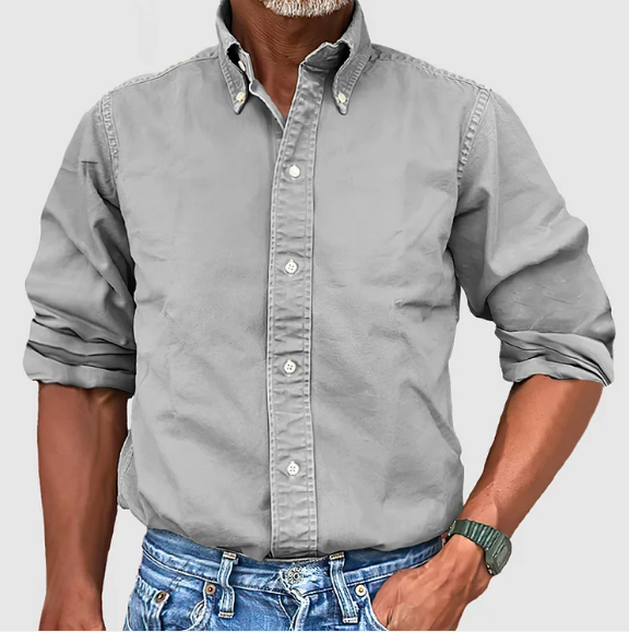 LAURENT MONACO | LONG SLEEVE WRINKLE-FREE SHIRT FOR MEN