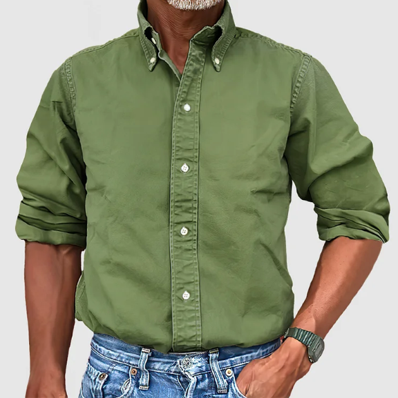 LAURENT MONACO | LONG SLEEVE WRINKLE-FREE SHIRT FOR MEN