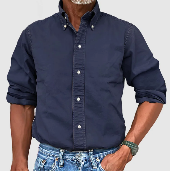 LAURENT MONACO | LONG SLEEVE WRINKLE-FREE SHIRT FOR MEN