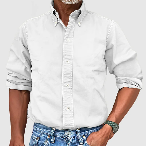 LAURENT MONACO | LONG SLEEVE WRINKLE-FREE SHIRT FOR MEN