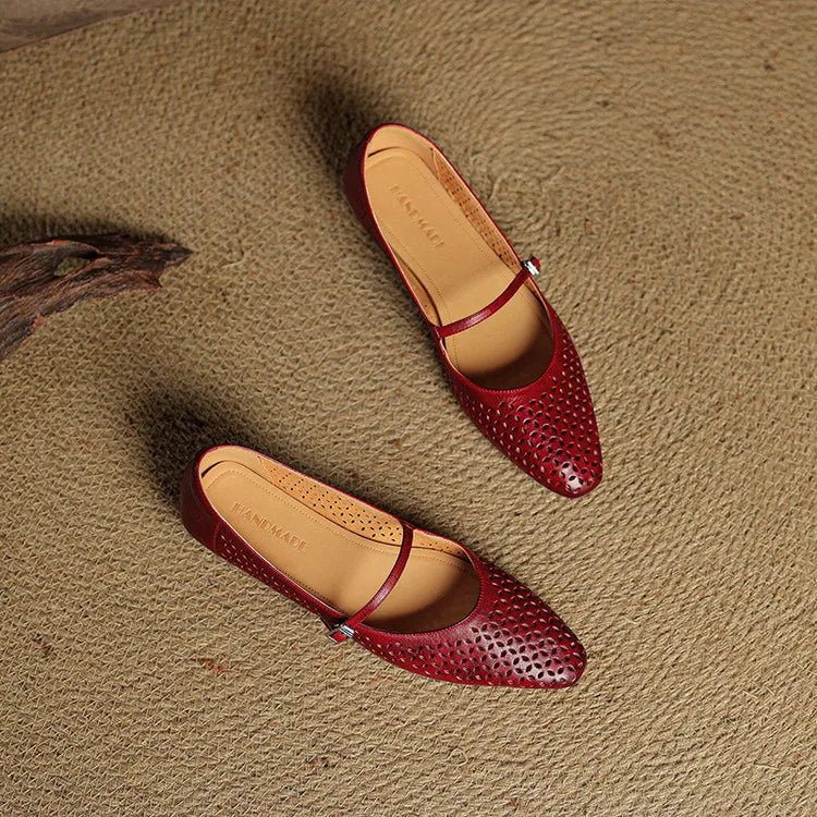 Kyla Genuine Leather Flats