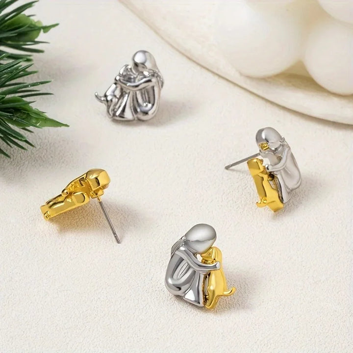 Embrace Dog Earrings – A Symbol of Love & Loyalty
