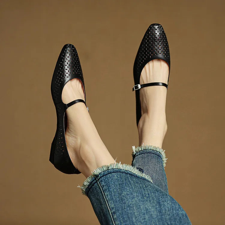 Kyla Genuine Leather Flats