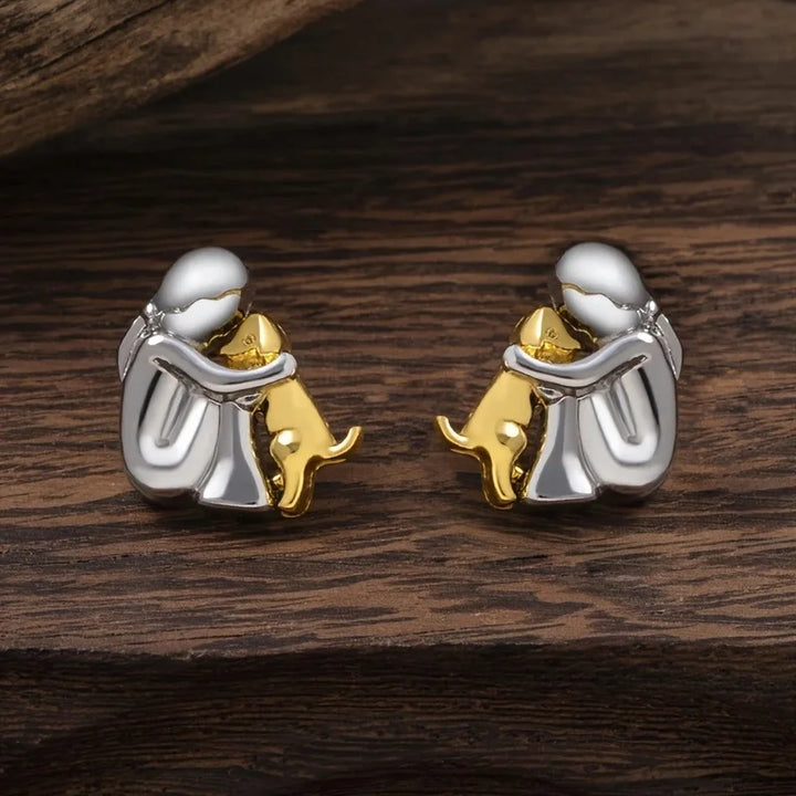 Embrace Dog Earrings – A Symbol of Love & Loyalty