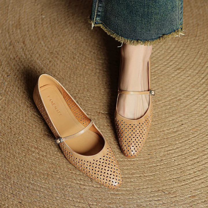 Kyla Genuine Leather Flats