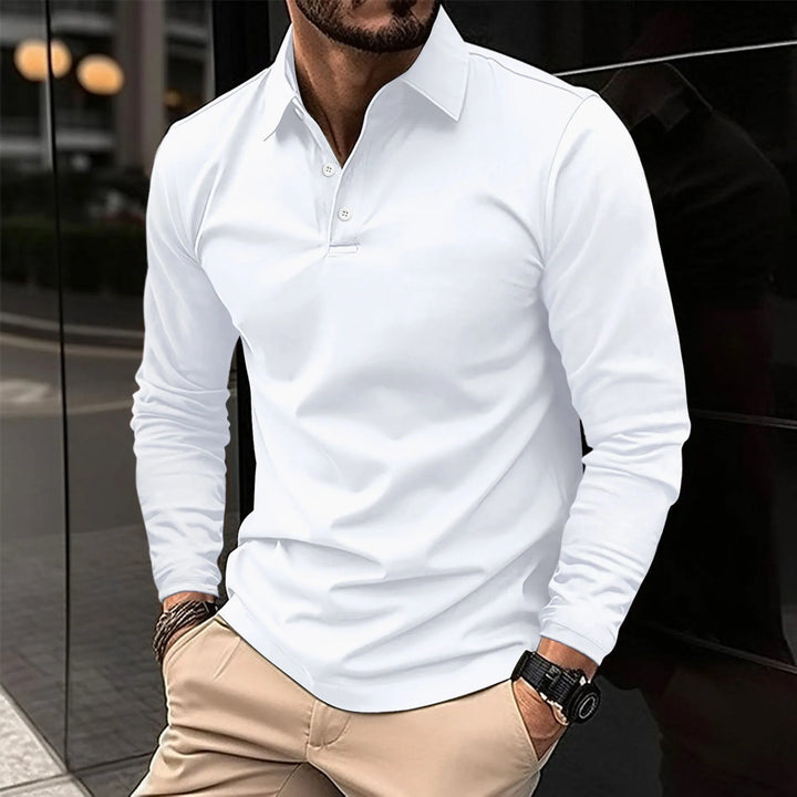 NOVAE | CLASSIC LONG SLEEVE POLO FOR MEN
