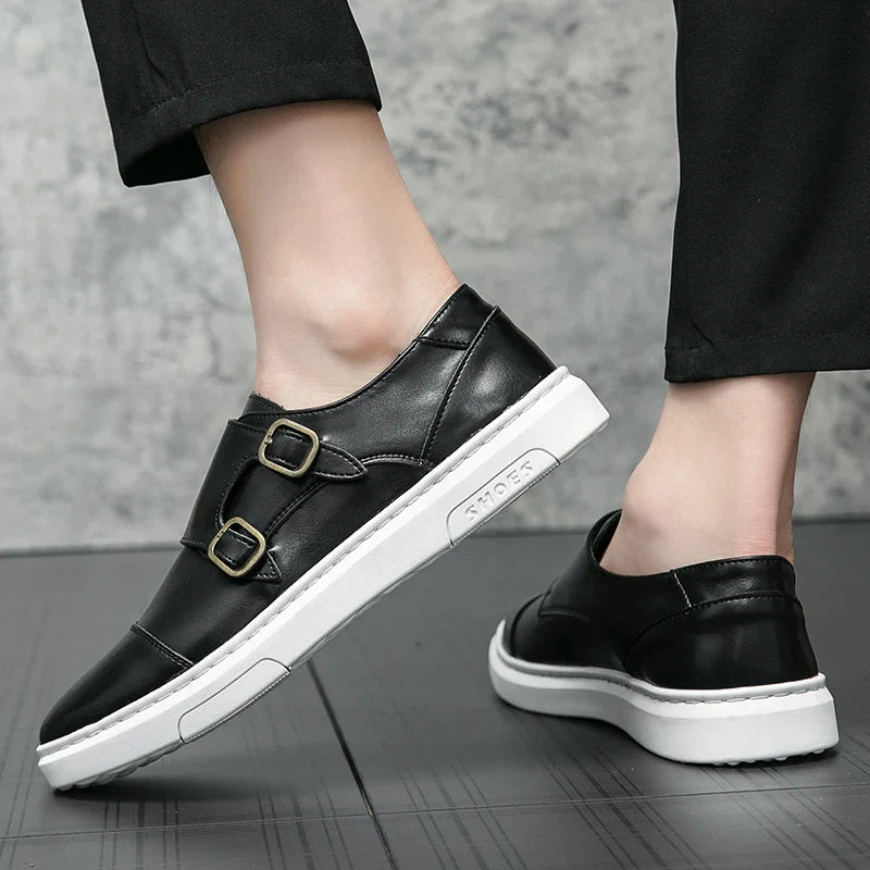 Zyden Genuine Leather Loafers