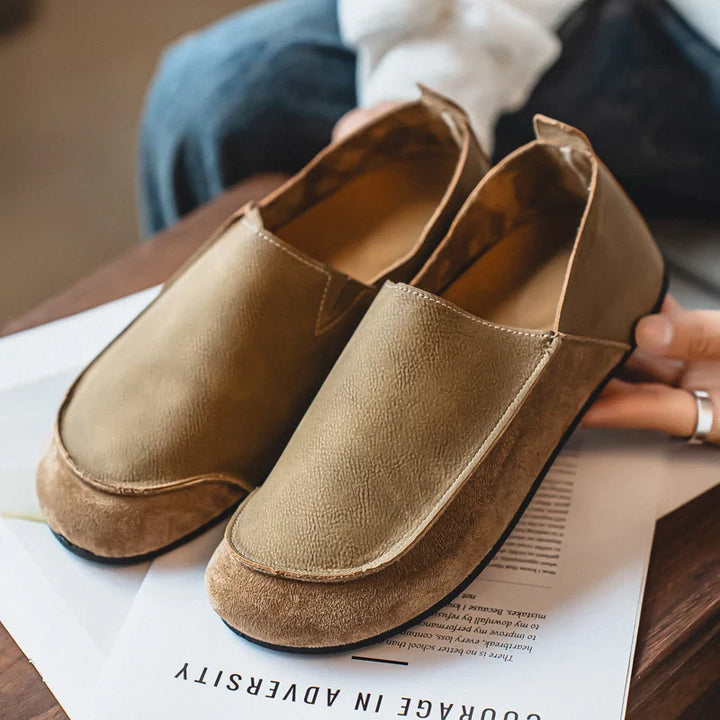 Lior | Suede & Leather Slip-Ons