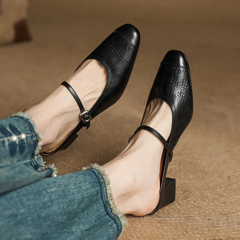Berla Genuine Leather Mules