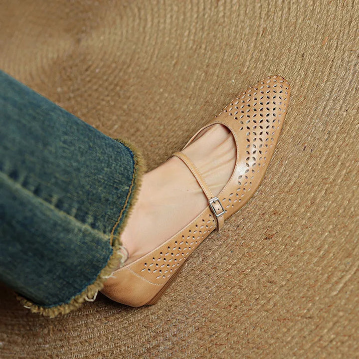 Kyla Genuine Leather Flats