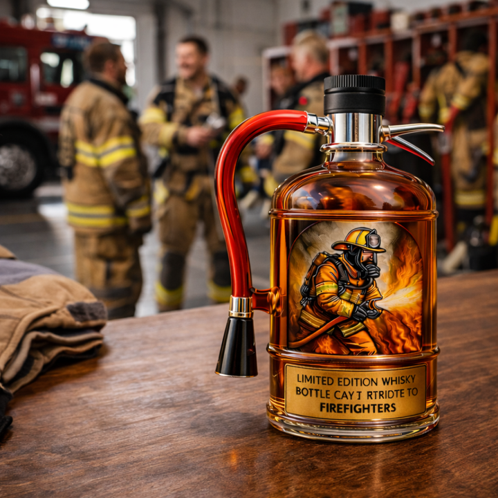 Fire Extinguisher Limited Edition Whiskey Decanter