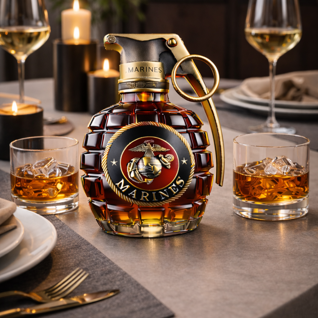 Grenade Limited Edition Whiskey Decanter
