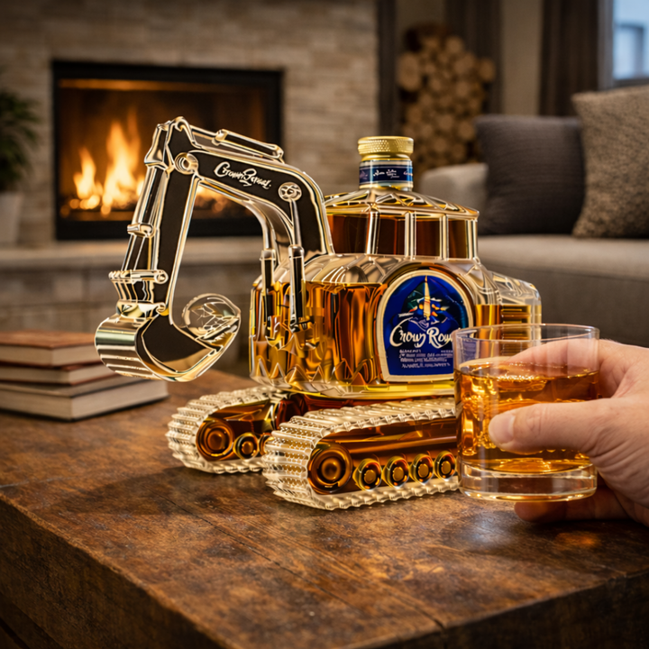 Excavator Limited Edition Whiskey Decanter