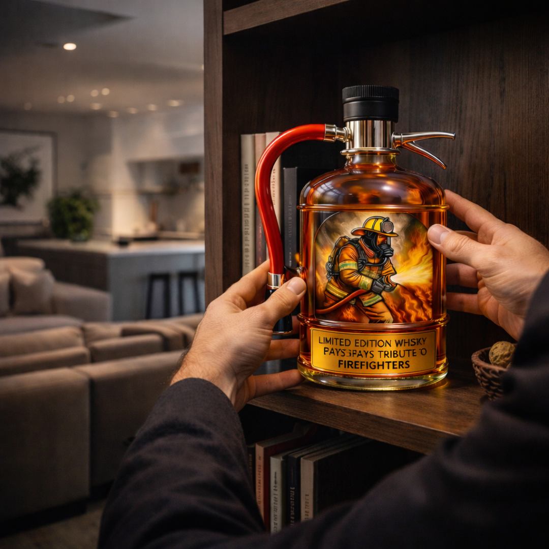 Fire Extinguisher Limited Edition Whiskey Decanter
