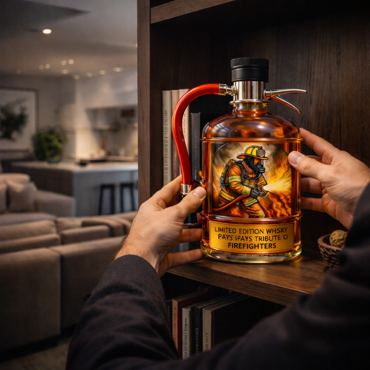 Fire Extinguisher Limited Edition Whiskey Decanter