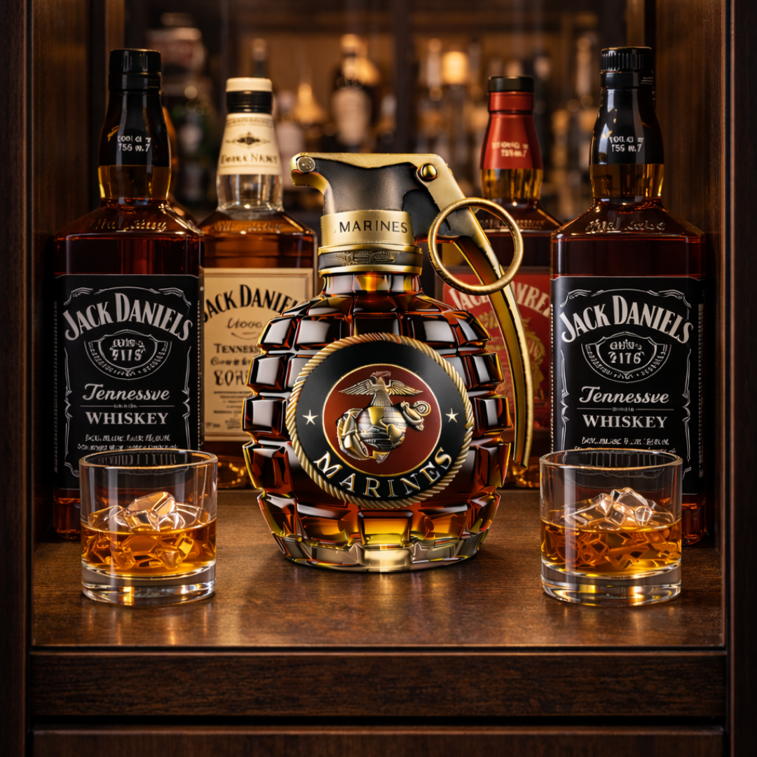 Grenade Limited Edition Whiskey Decanter