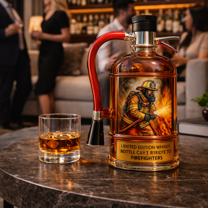 Fire Extinguisher Limited Edition Whiskey Decanter