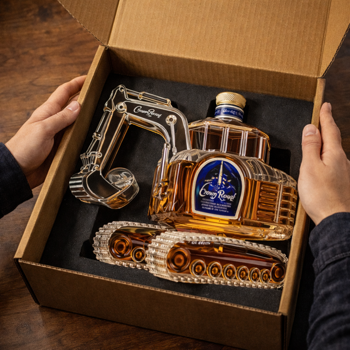 Excavator Limited Edition Whiskey Decanter