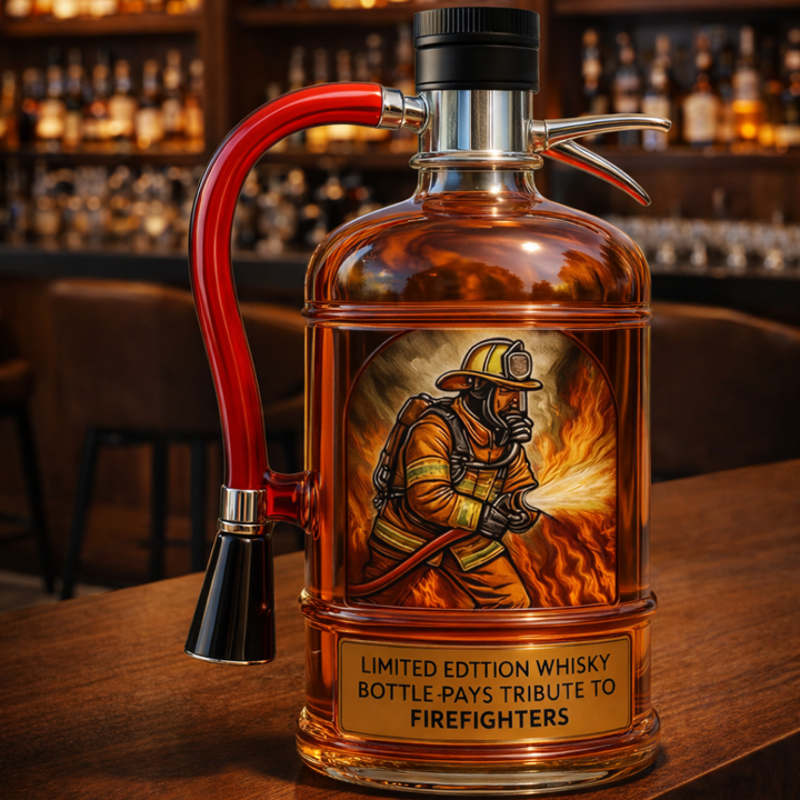 Fire Extinguisher Limited Edition Whiskey Decanter