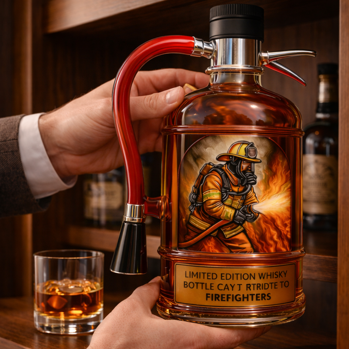 Fire Extinguisher Limited Edition Whiskey Decanter