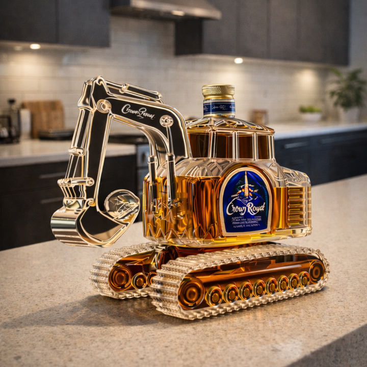 Excavator Limited Edition Whiskey Decanter