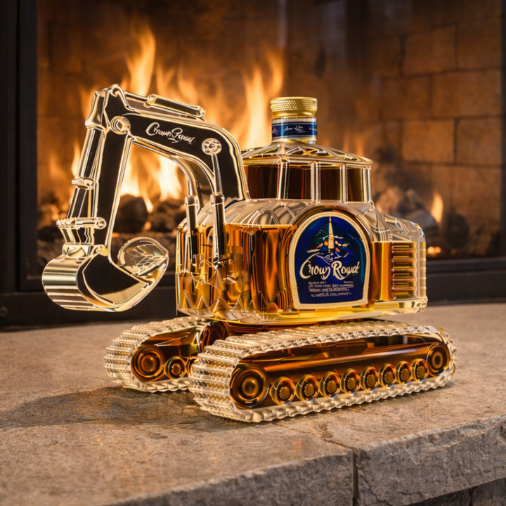 Excavator Limited Edition Whiskey Decanter