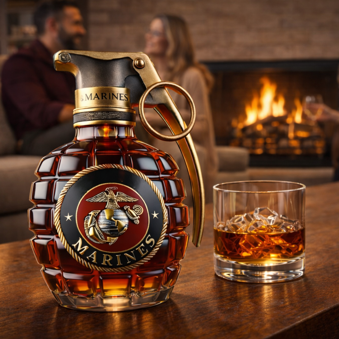 Grenade Limited Edition Whiskey Decanter