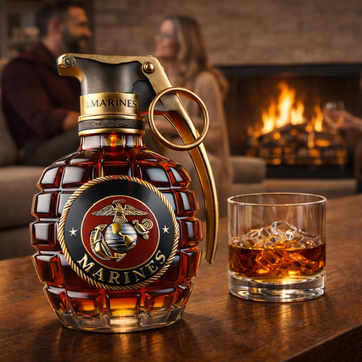 Grenade Limited Edition Whiskey Decanter