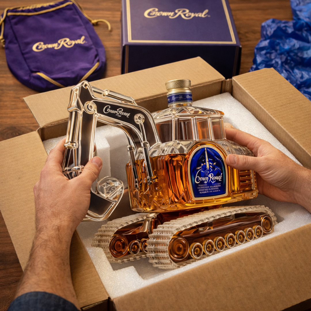 Excavator Limited Edition Whiskey Decanter