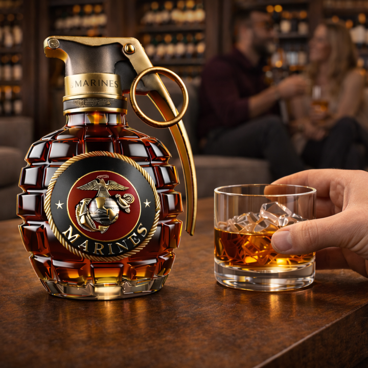 Grenade Limited Edition Whiskey Decanter