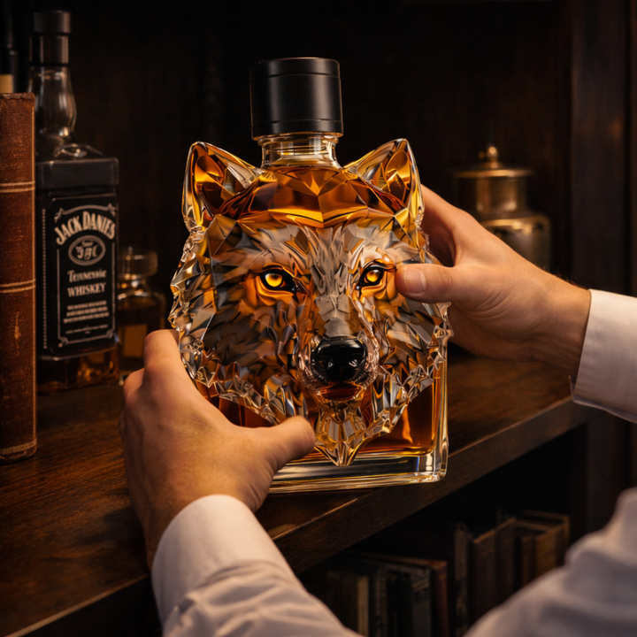 Wolf Head Limited Edition Whiskey Decanter