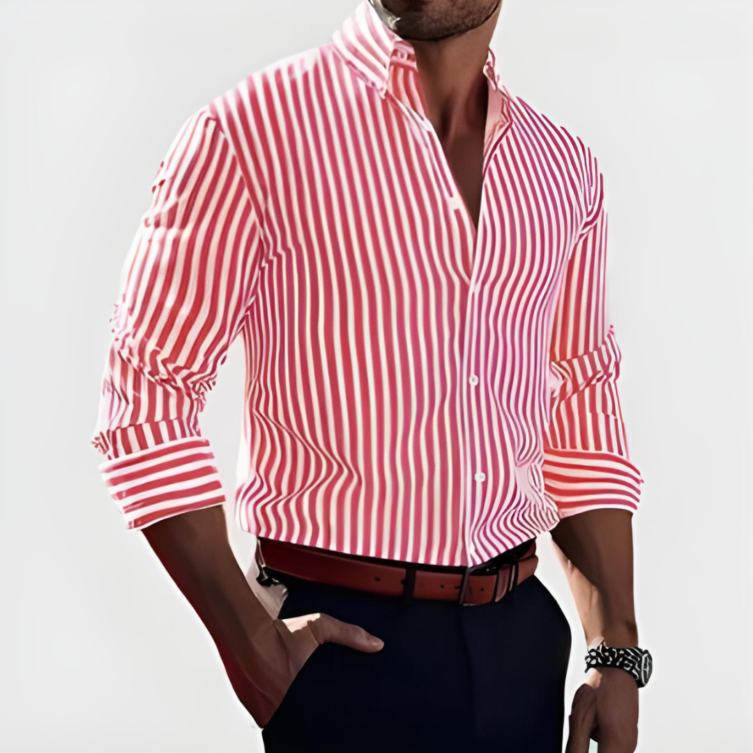 NOVAE | STRIPED SHIRT WITH CONFIDENCE
