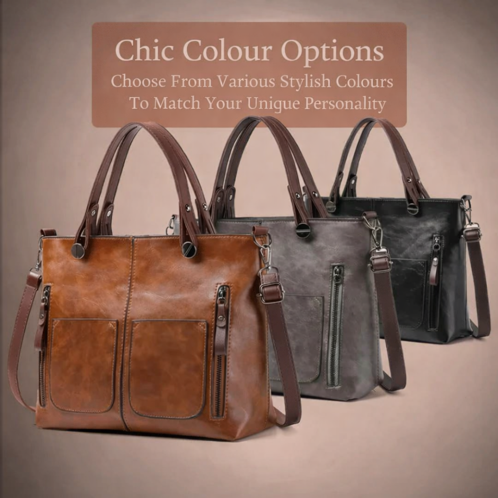 Ilse™ | Stay Organized in Style — Spacious Leather Tote