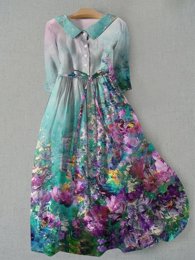 Mia | Artistic Floral Dress