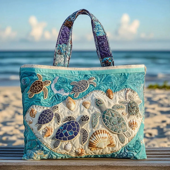 Turtle Tote | Handmade Soft daily bag