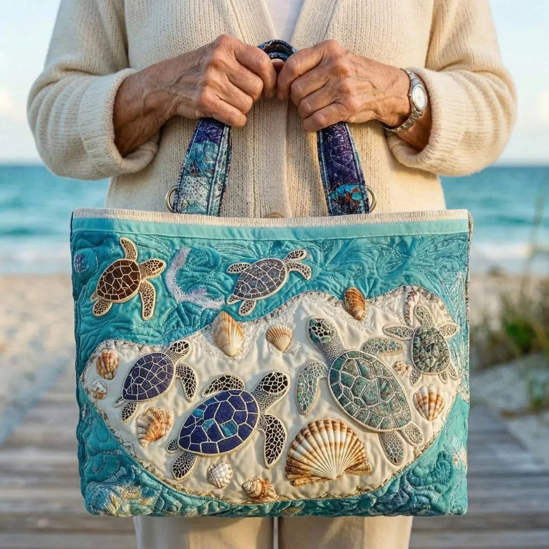 Turtle Tote | Handmade Soft daily bag