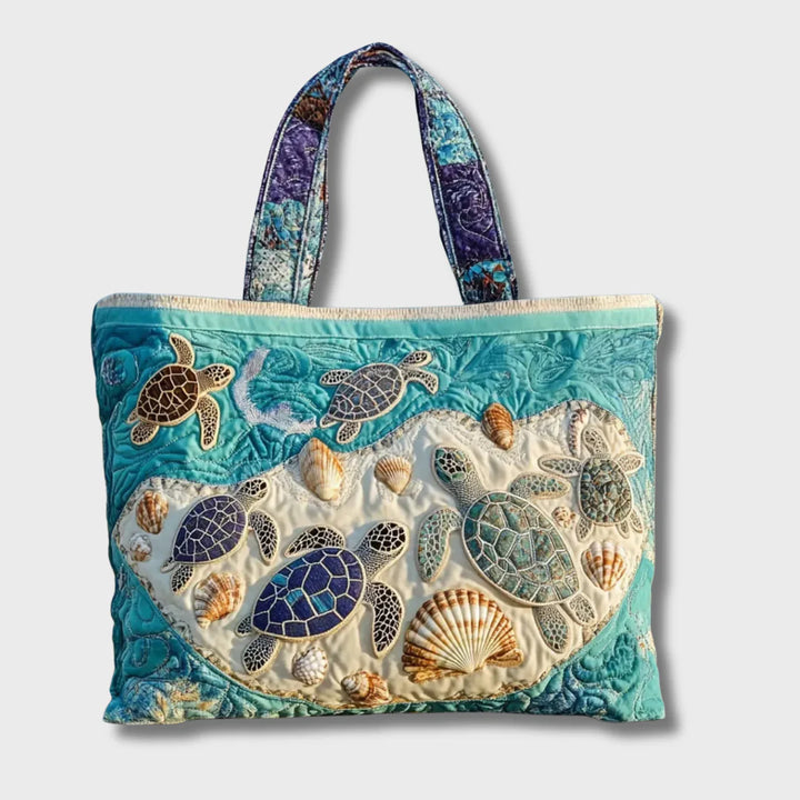 Turtle Tote | Handmade Soft daily bag