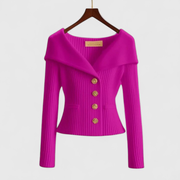 Gabrielle | Sculpted Knit Cardigan