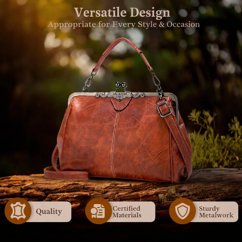 Margaret™  | Always Polished — Timeless Leather Handbag
