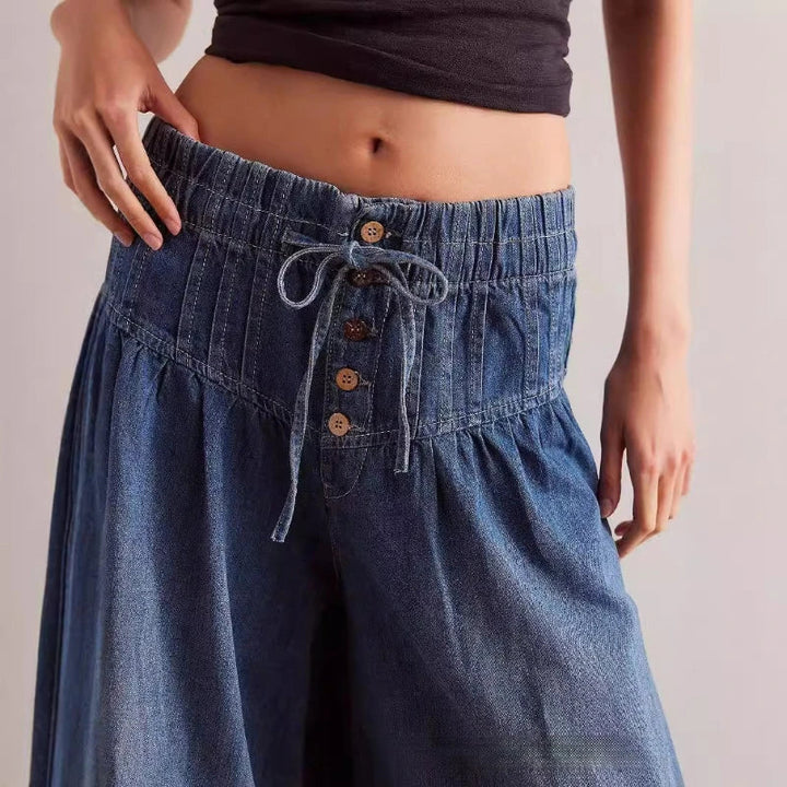 Marielle™ | Relaxed Wide-Leg Denim Pants