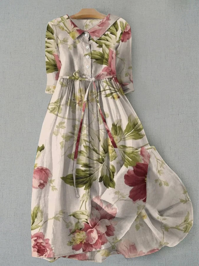 Jorunn | Classic Elegant Floral Dress