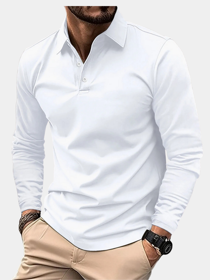 NOVAE | CLASSIC LONG SLEEVE POLO FOR MEN