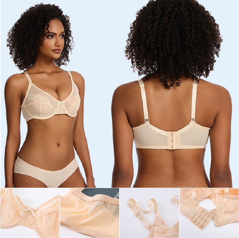 NOVAE | Bra Net Lace Ruffled