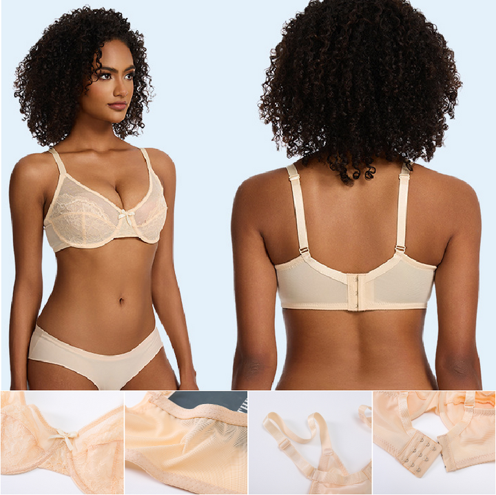 NOVAE | Bra Net Lace Ruffled
