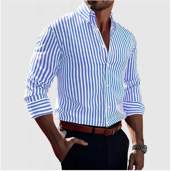 NOVAE | STRIPED SHIRT WITH CONFIDENCE